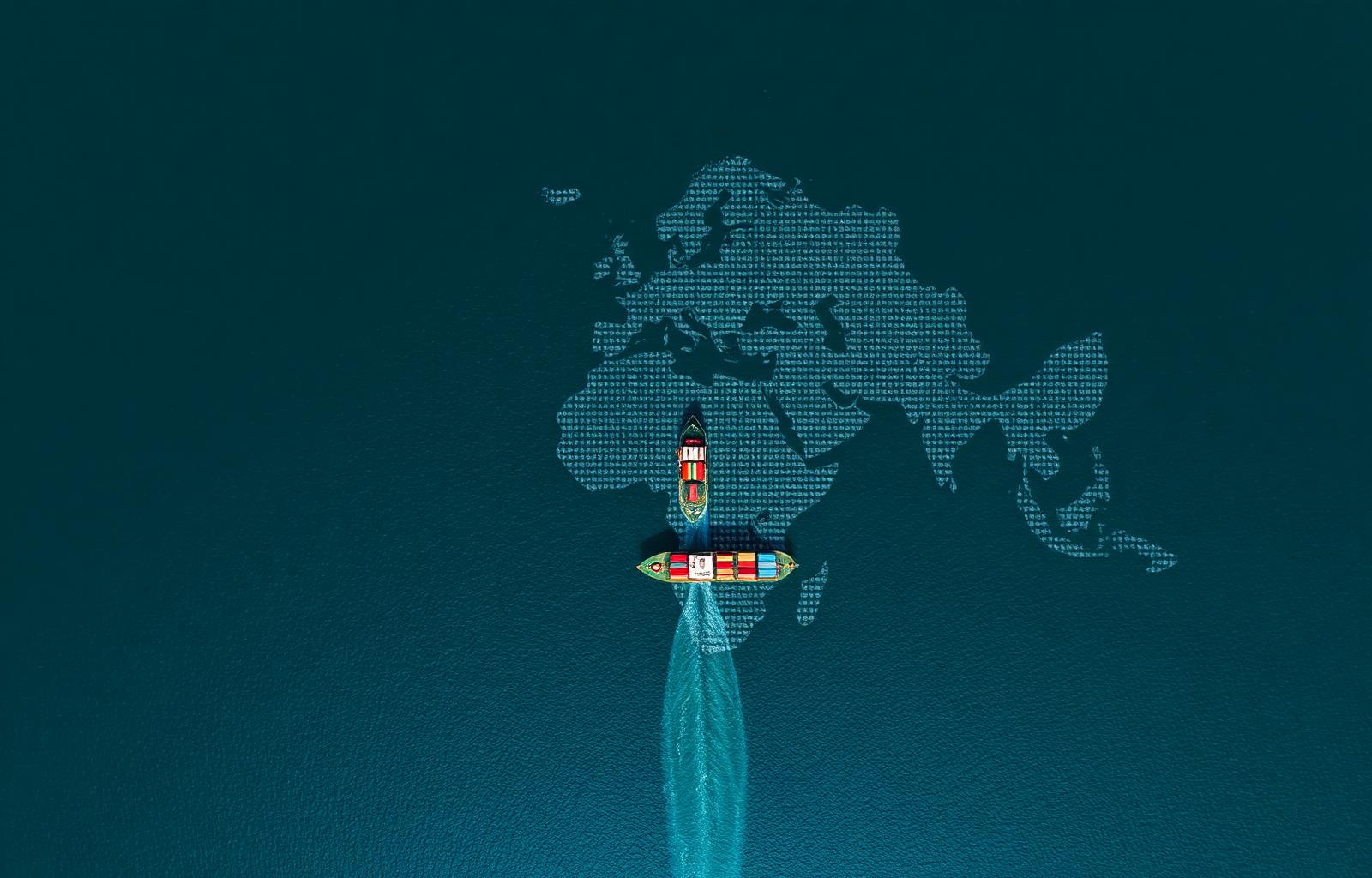 Rotas internacionais de comércio